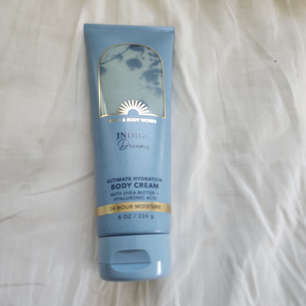 Bath & and Body Works Indigo Dreams Body Cream 8 Oz 226 g Ultimate Hydration